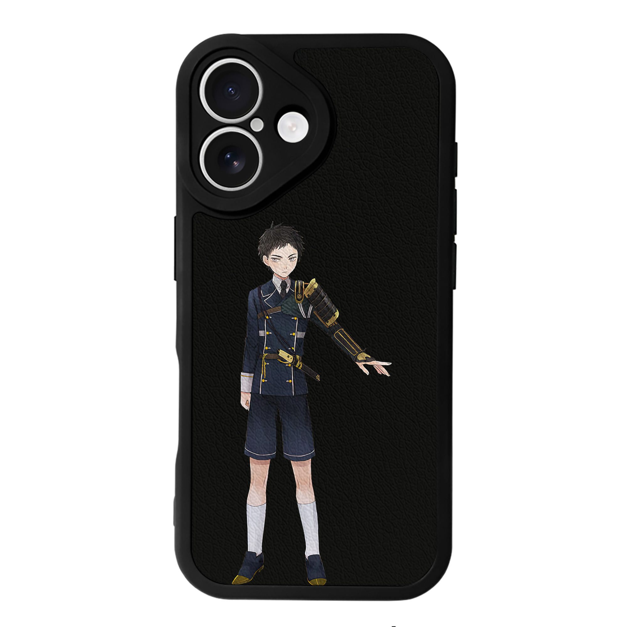 （画像用） 刀剣乱舞 Touken Ranbu 【iPhone 16シリーズ対応】シリコンスマホケース（レザー調） 材質：シリコン